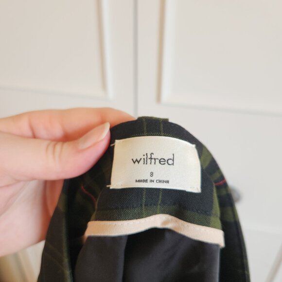 Wilfred Green Plaid Pencil Skirt - US8 - Worn Once - Picture 6 of 6